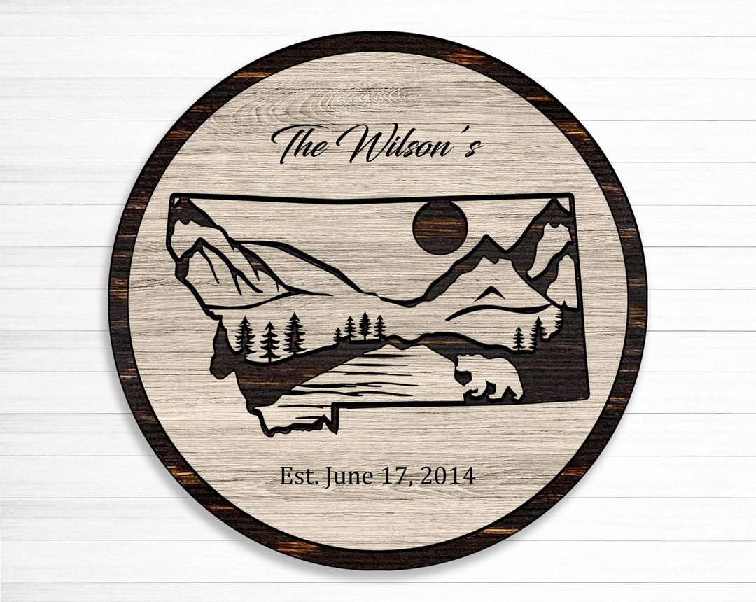 Glacier national park last name sign