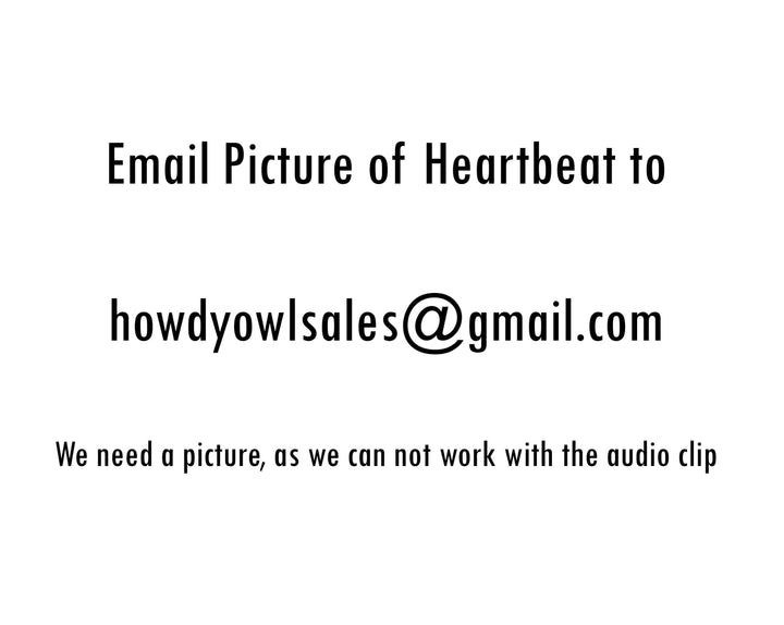 Heartbeat Wall Sign | Nursery Kids Bedroom Wall Decor Nursery Decor Howdy Owl 