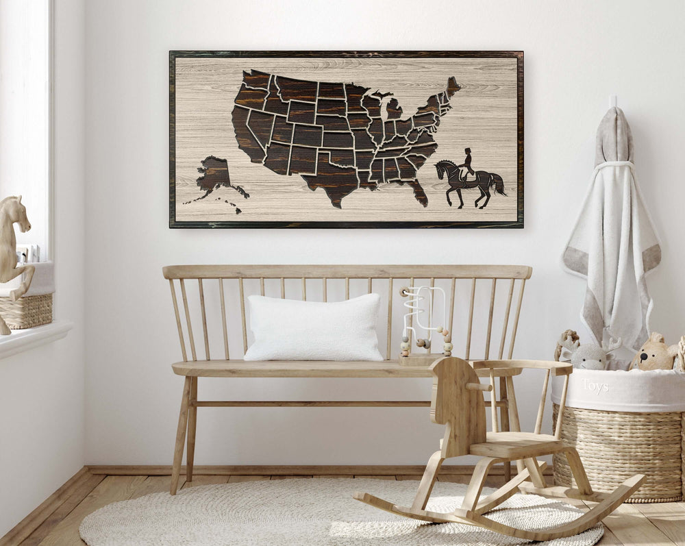Dressage US Map Picture