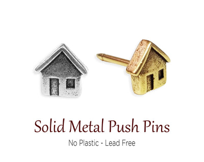 Push Pins - House Push Pins