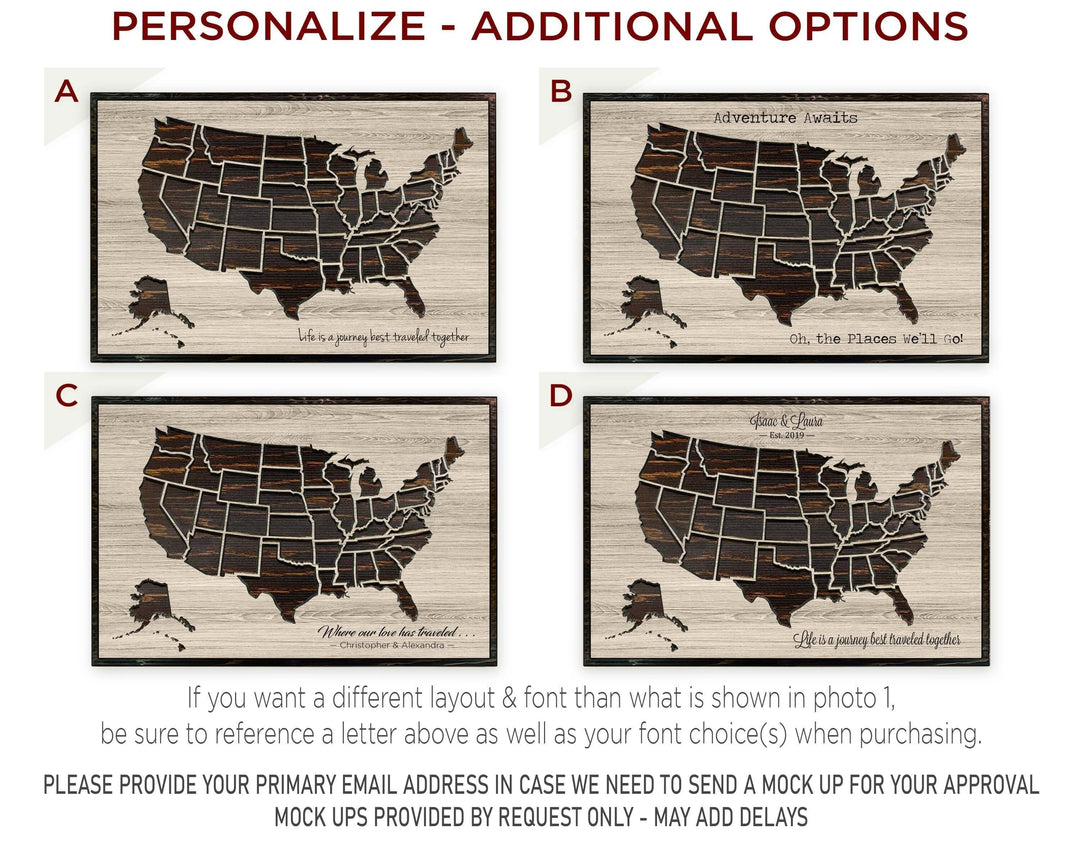 Customized US Map