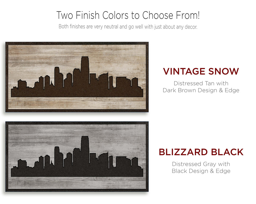Jersey City, New Jersey City Skyline Color Option