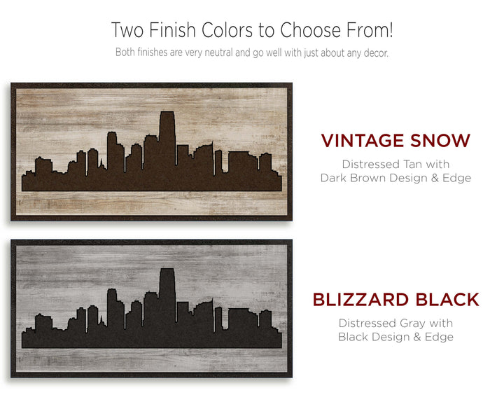 Jersey City, New Jersey City Skyline Color Option