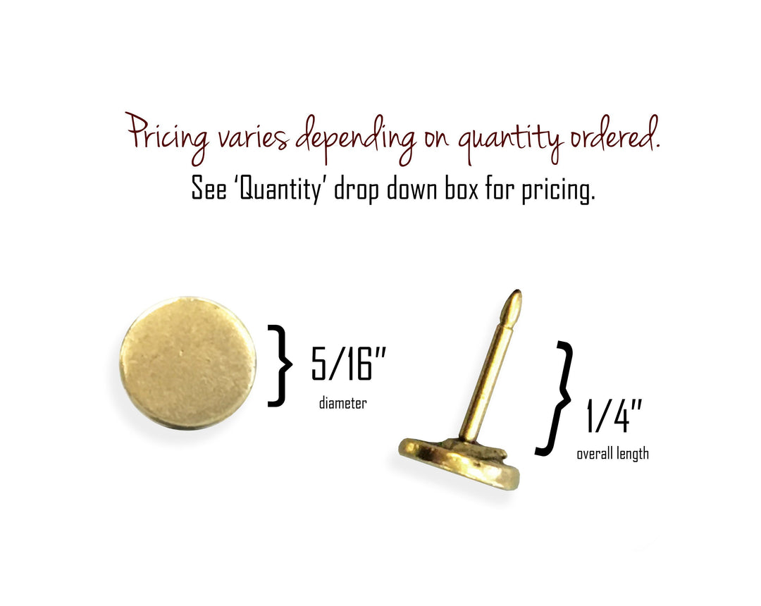 Push Pins - Large Flat Circle Push Pins