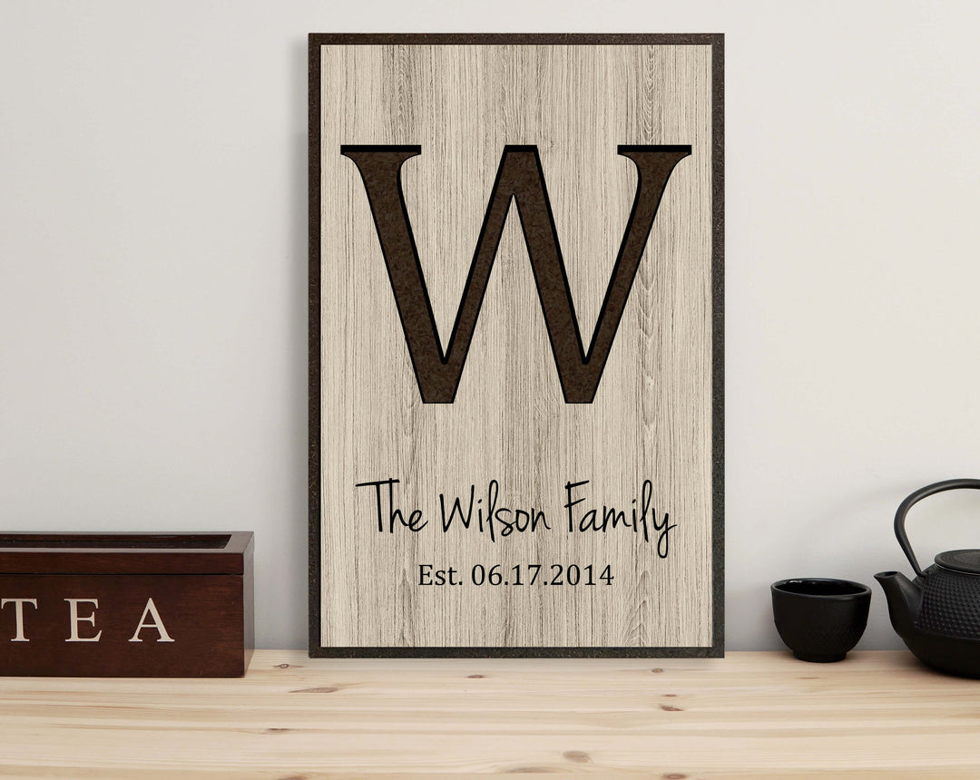 Last Name Sign Wood Wall Art Howdy Owl 