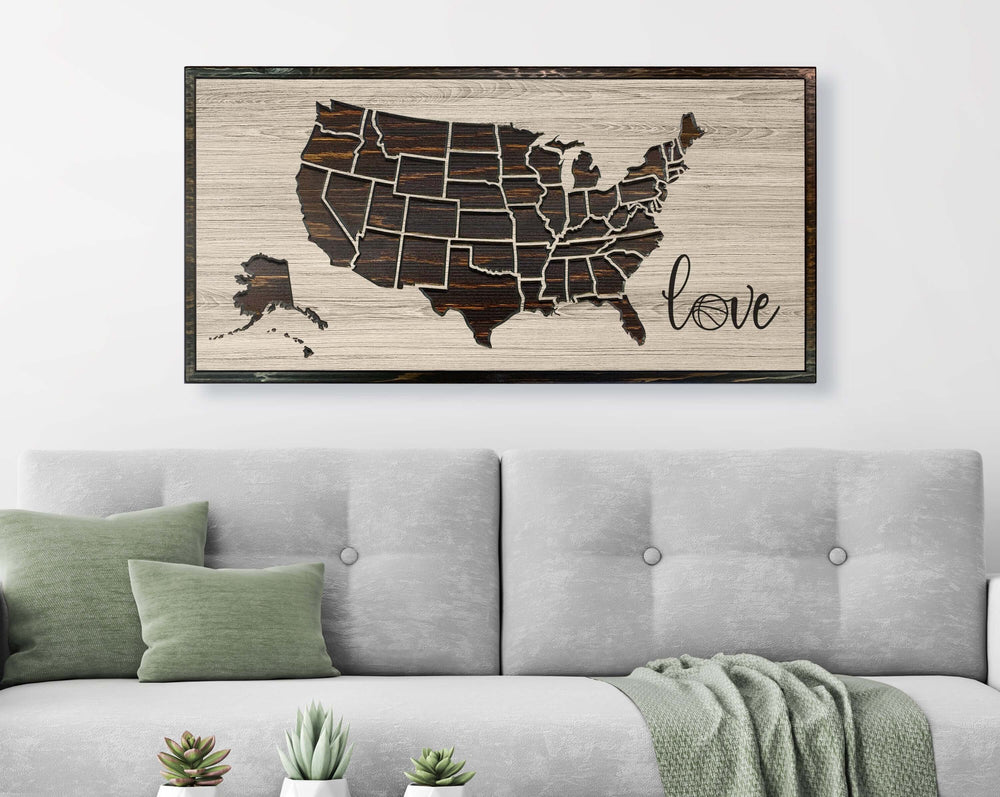 Basketball Arean Bucket List Map