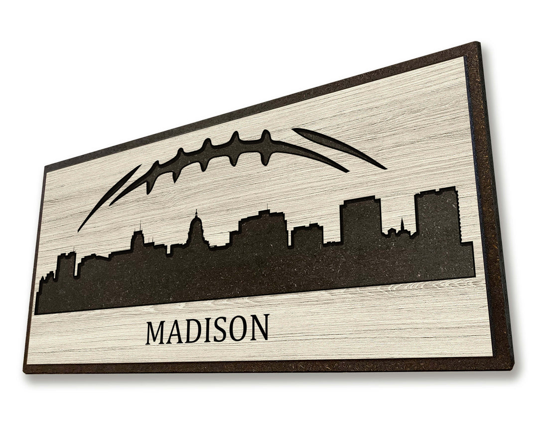 madison wisconsin skyline wall art