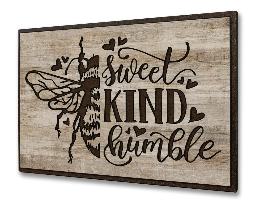 vintage wood farmhouse quote sign