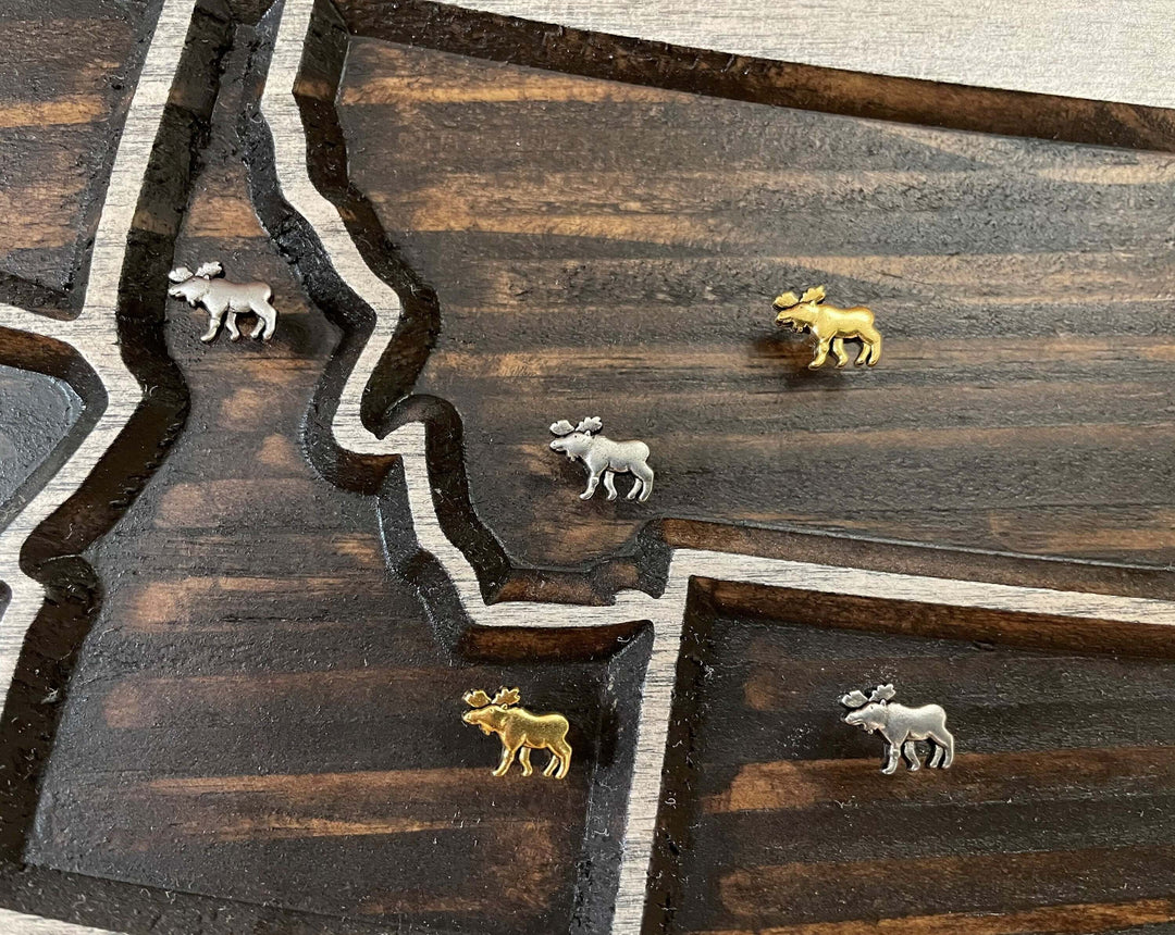 Push Pins - Moose Push Pins