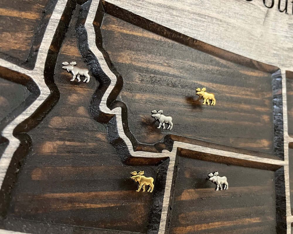Push Pins - Moose Push Pins