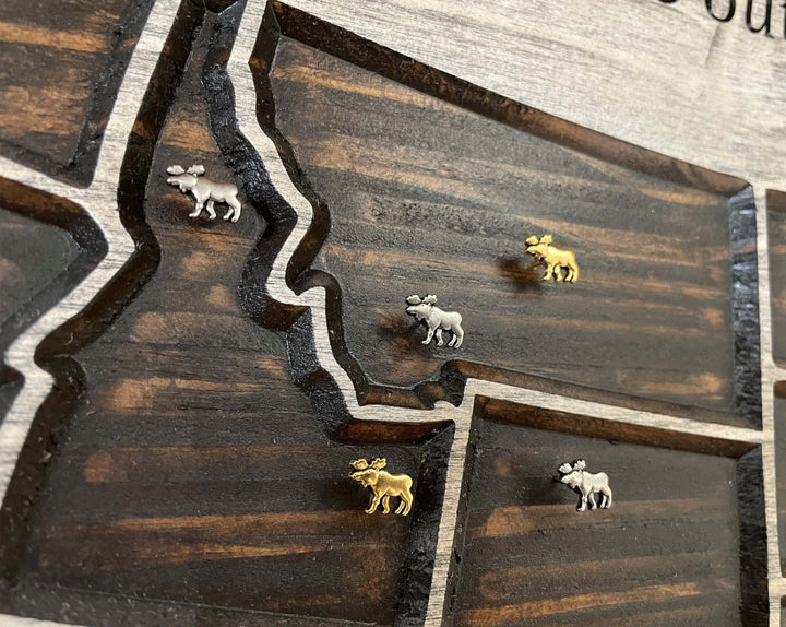 Push Pins - Moose Push Pins