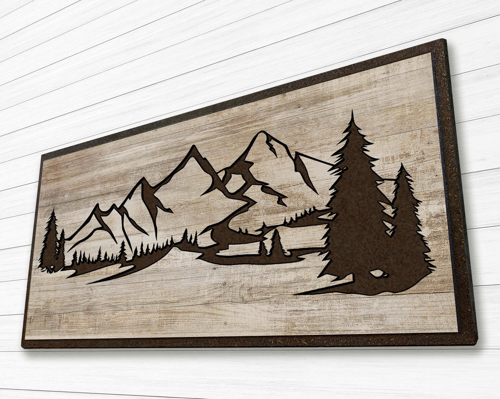 mountain wall art