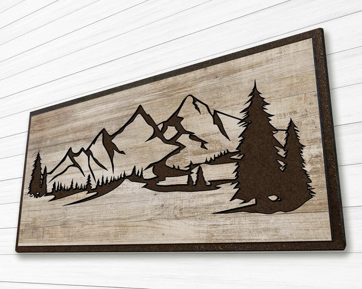 mountain wall art