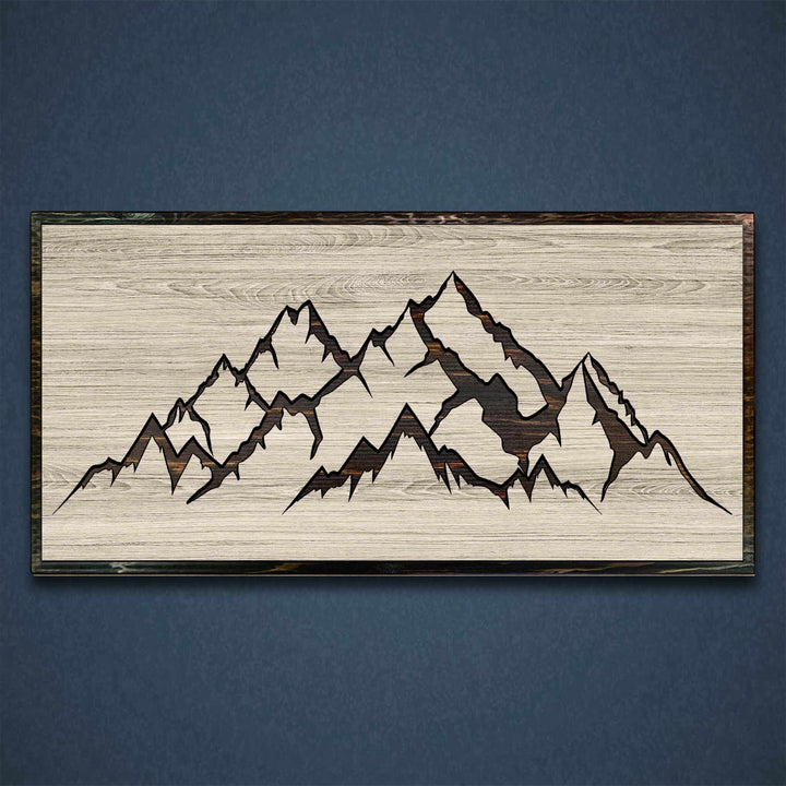 Mountain Wall Art Wood Wall Art Howdy Owl 