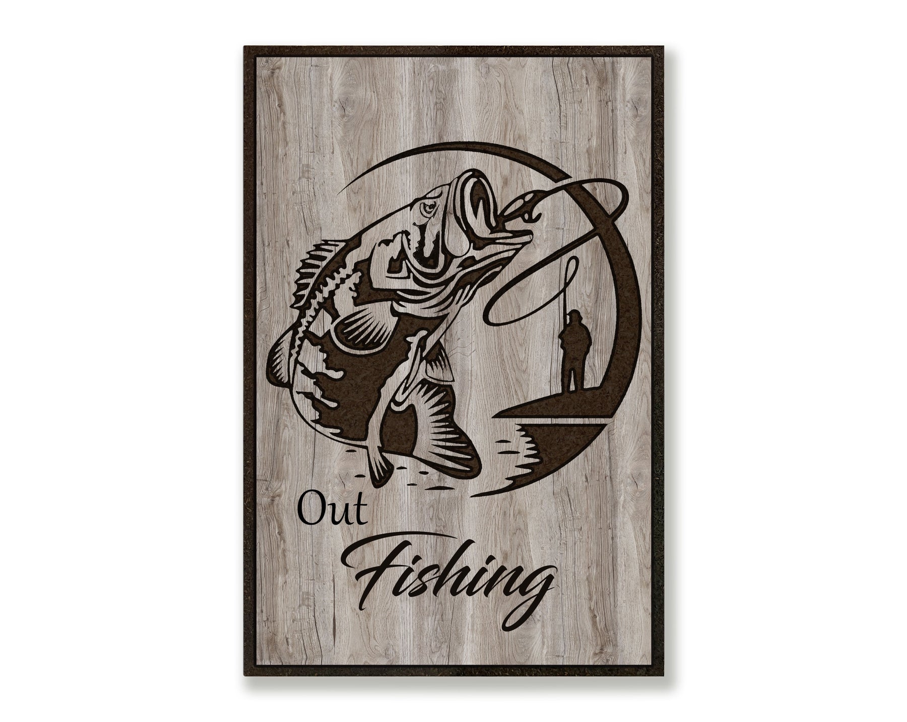 Gone Fishing Sign, Catch You Later, Fishing Hunting Decor, Vintage Look  Chic Distressed Sign, Garage Man Cave Decor 108120020122 -  Canada