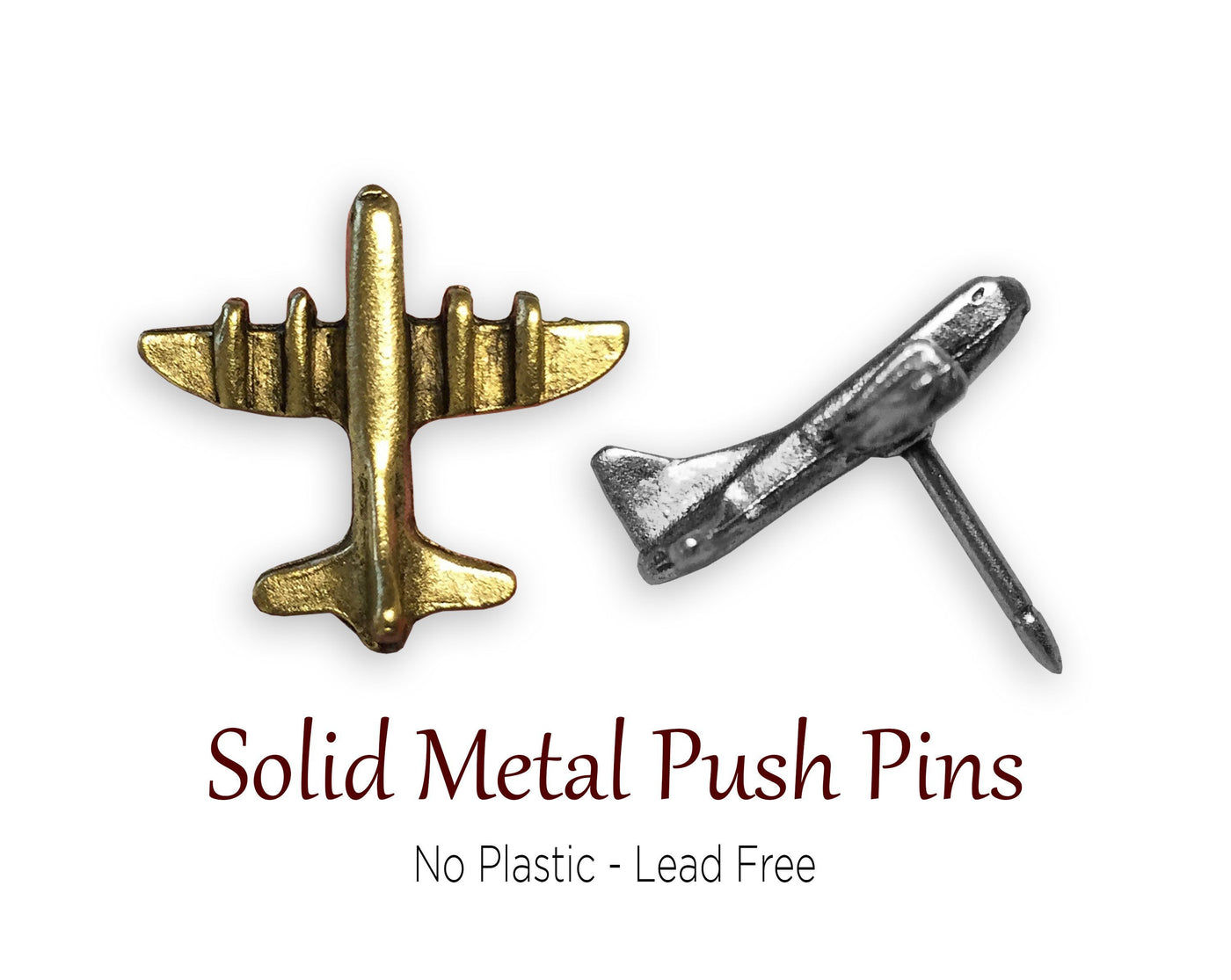 Push Pins - Passenger Airplane Push Pins