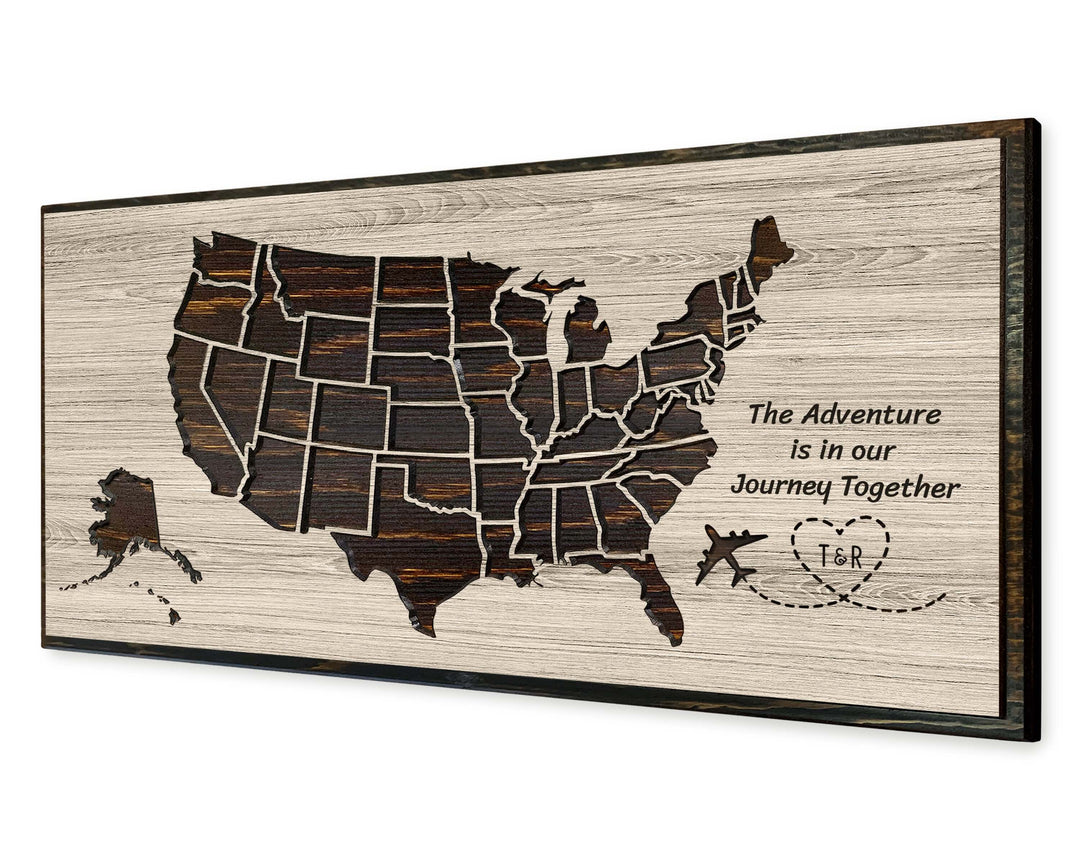 US Push Pin Map
