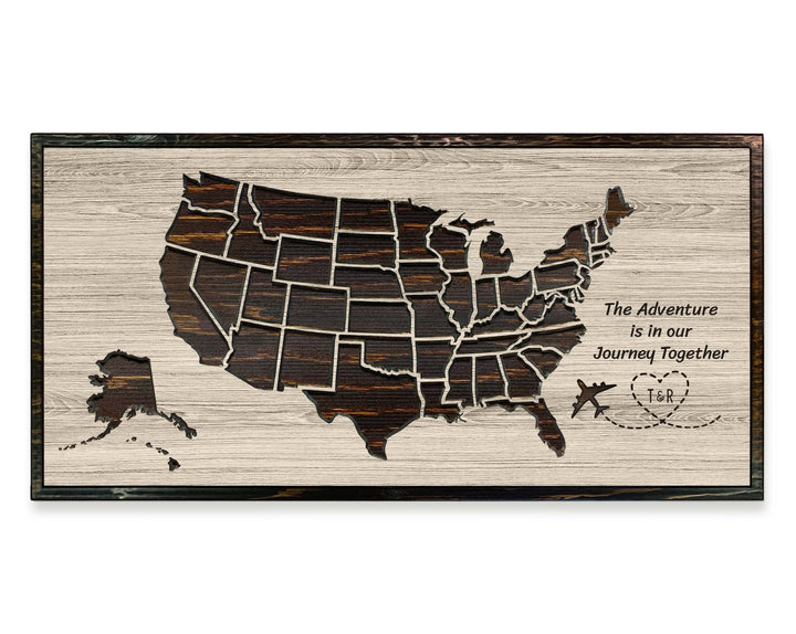US Push Pin Map