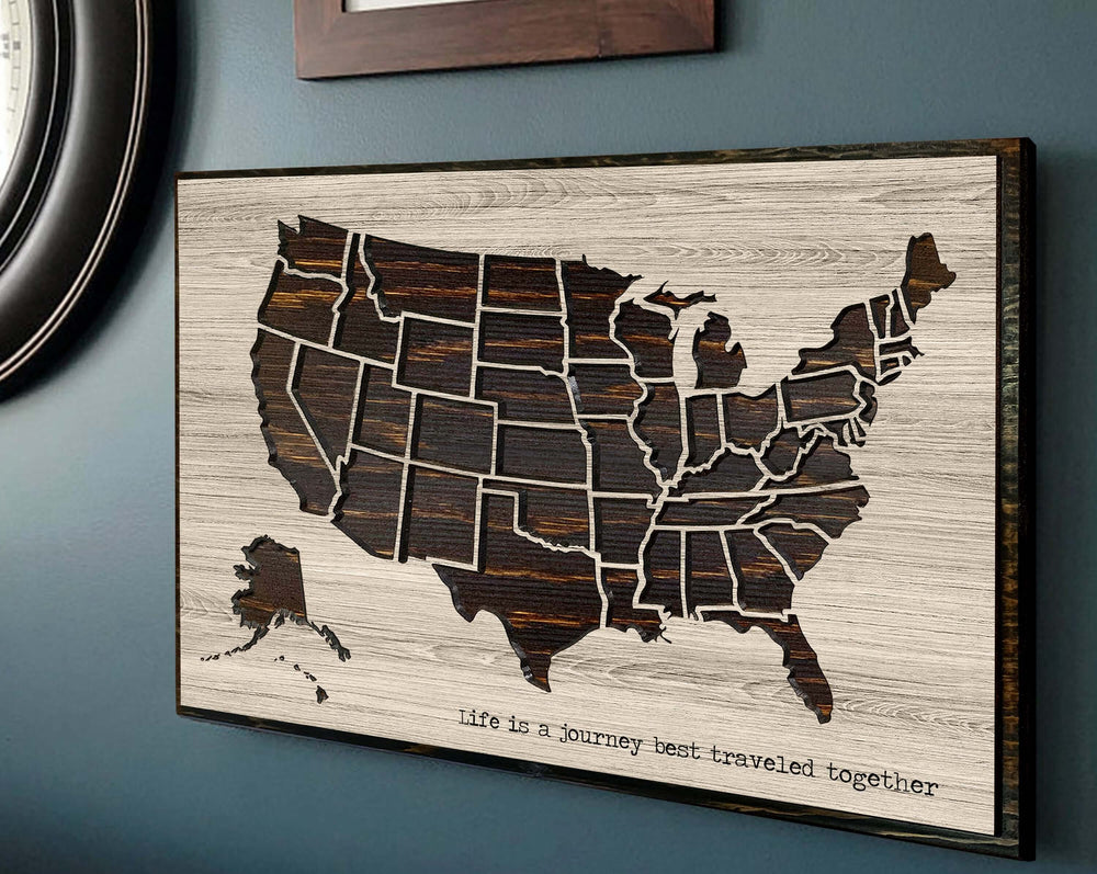 Push Pin US Map