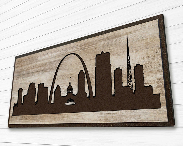 Saint Louis Missouri City Skyline Art Howdy Owl 
