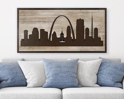 Saint Louis Missouri City Skyline Art Howdy Owl 