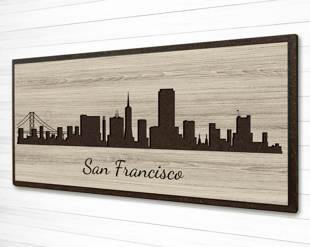san francisco city skyline wall art