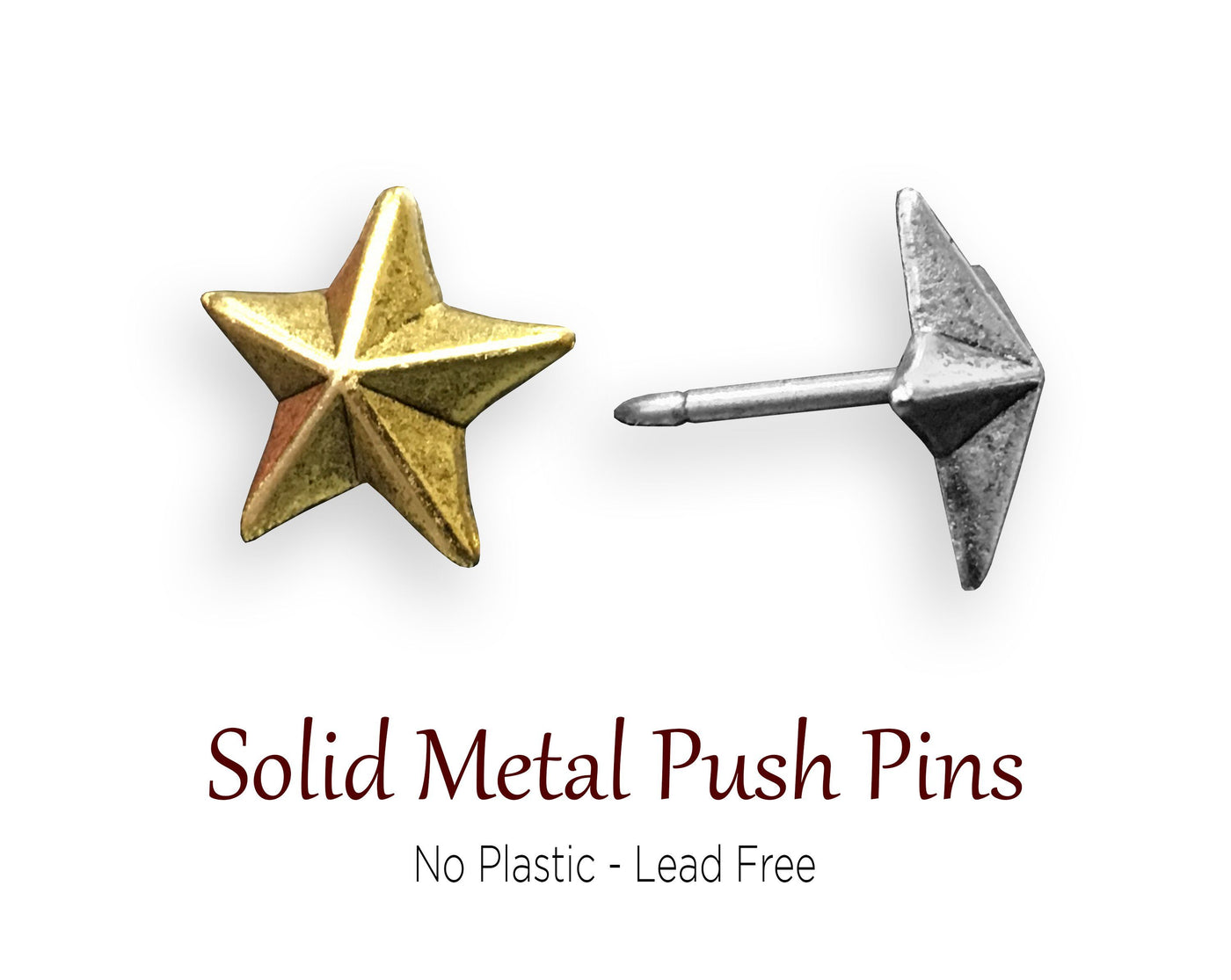 Push Pins - Star Push Pins