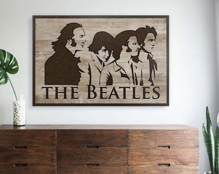the beatles wall art