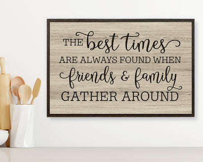 Vintage wood farmhouse quote sign - Welcome Home Sign