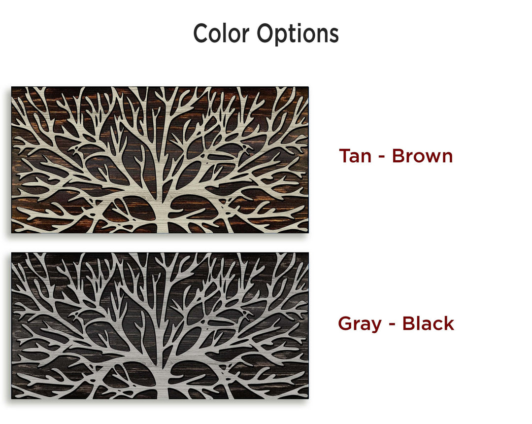 tree wood wall art and custom nature art
