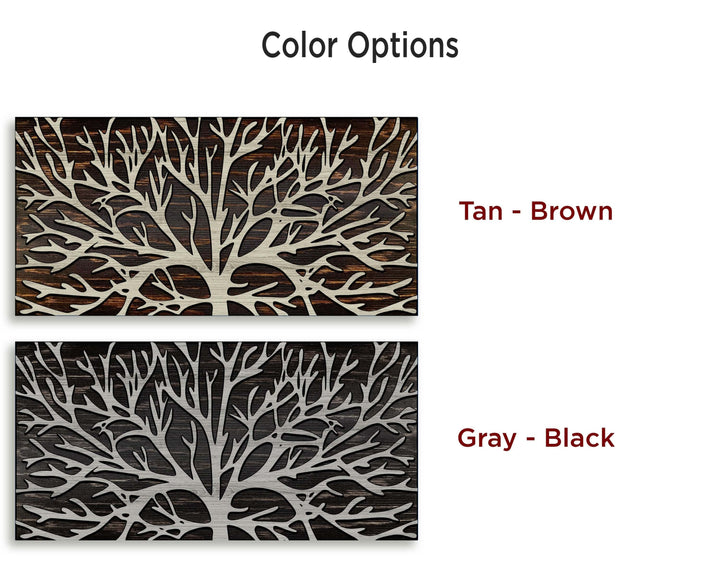 tree wood wall art and custom nature art