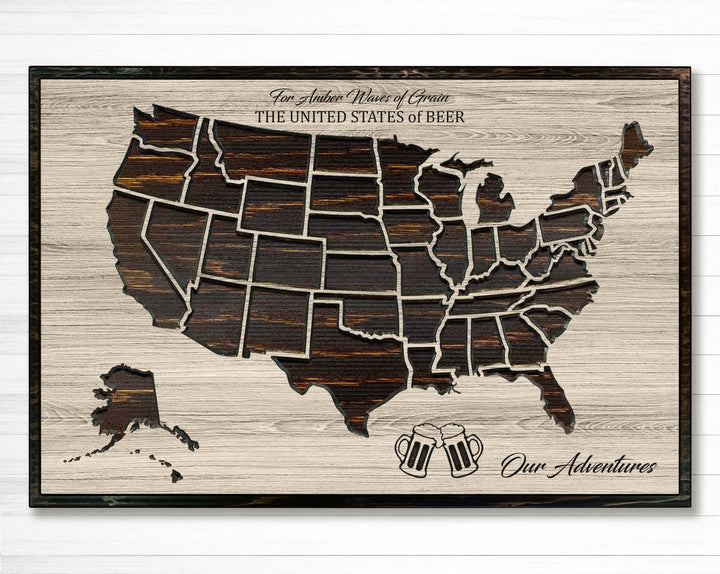 Alcohol drinking map