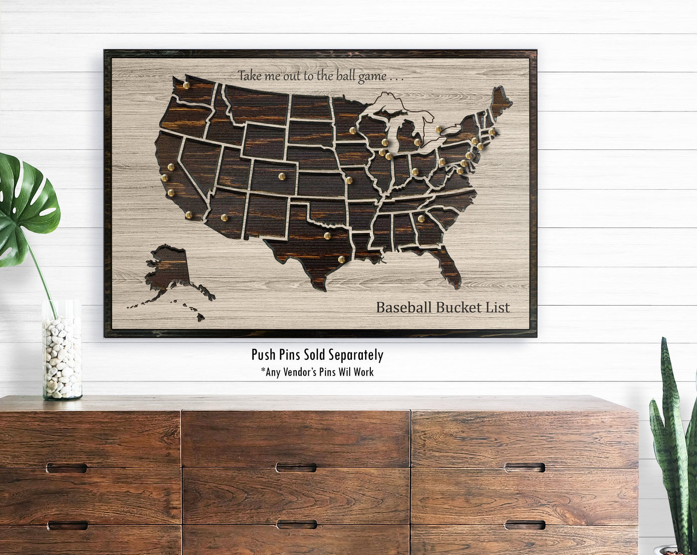 US Baseball Map Picture | Customize Text US Map Howdy Owl 