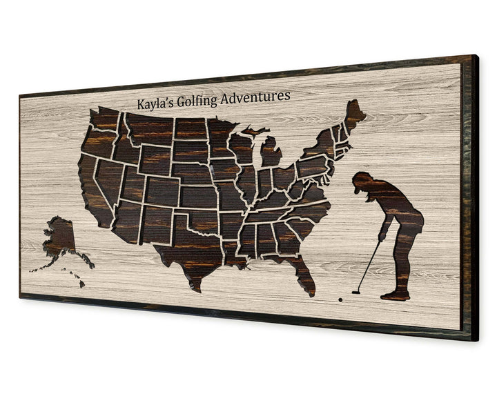 Golfing Pin Map