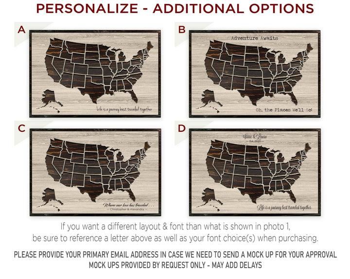 US Map Picture | Life is a journey US Map Howdy Owl 