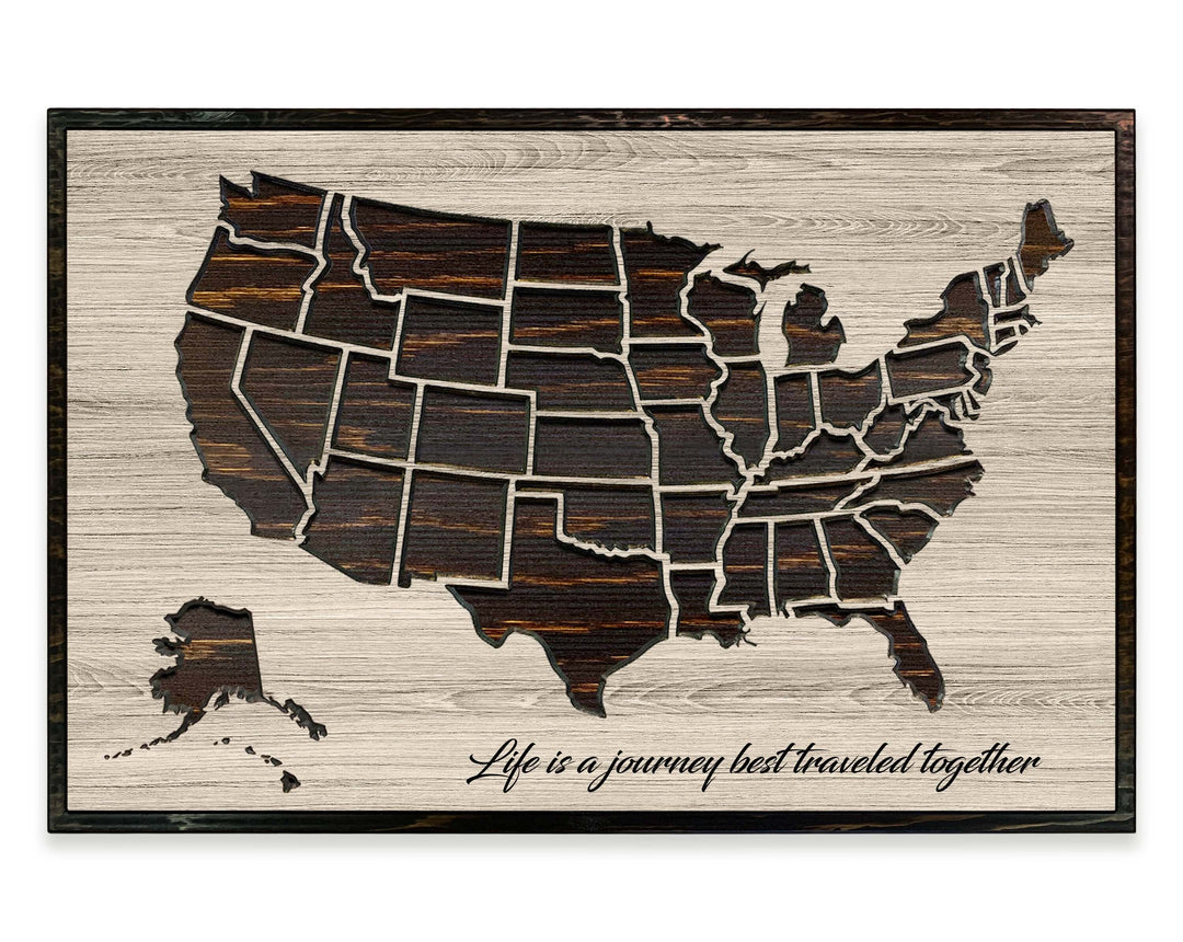 US Push Pin Map
