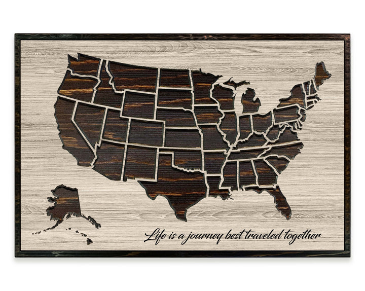 US Push Pin Map