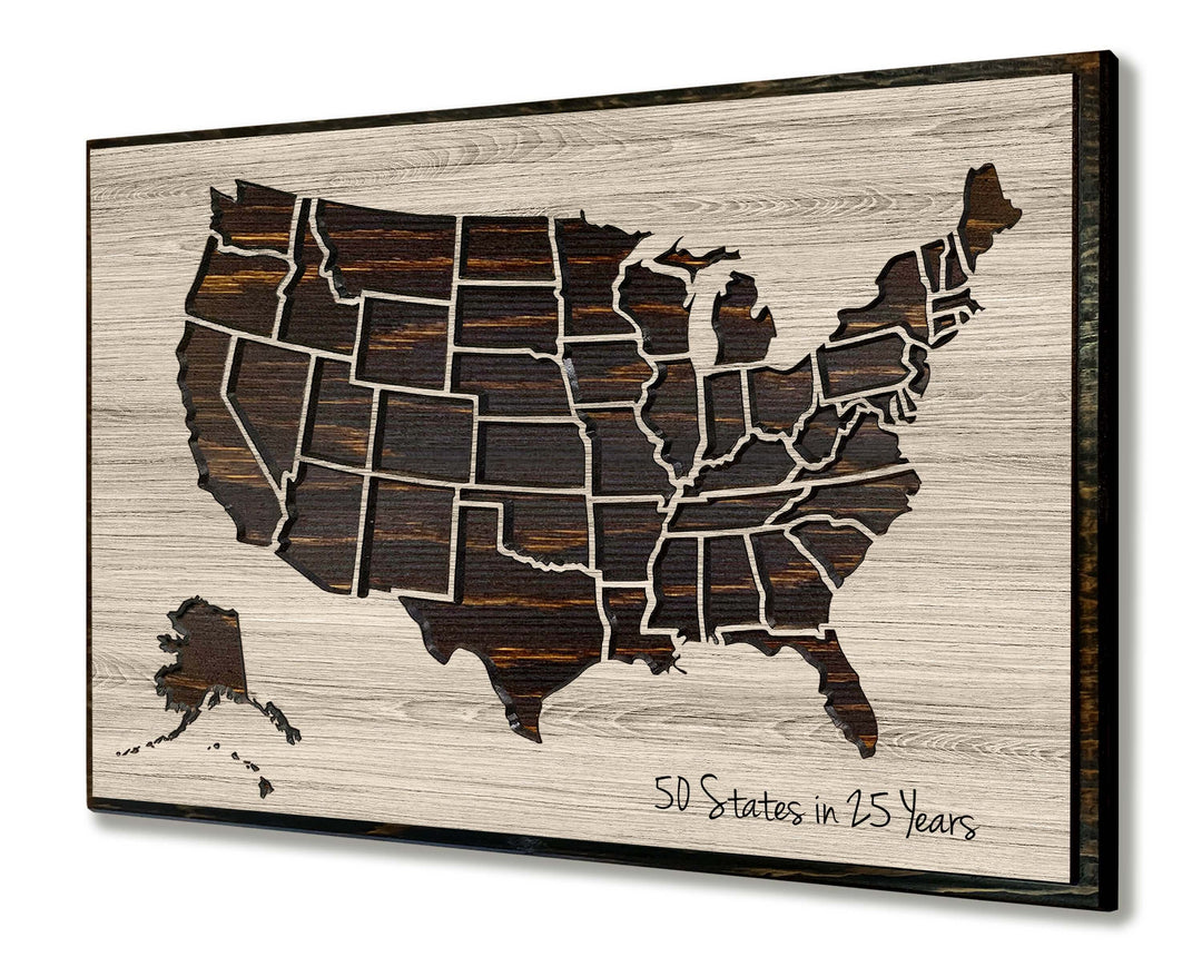 US Map for Accomplishments
