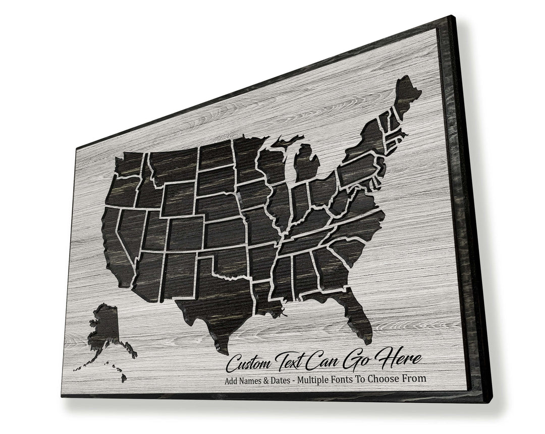United States Map Picture Push Pin