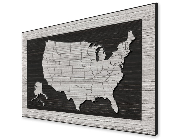 US Map - US Map Wall Art | No Text