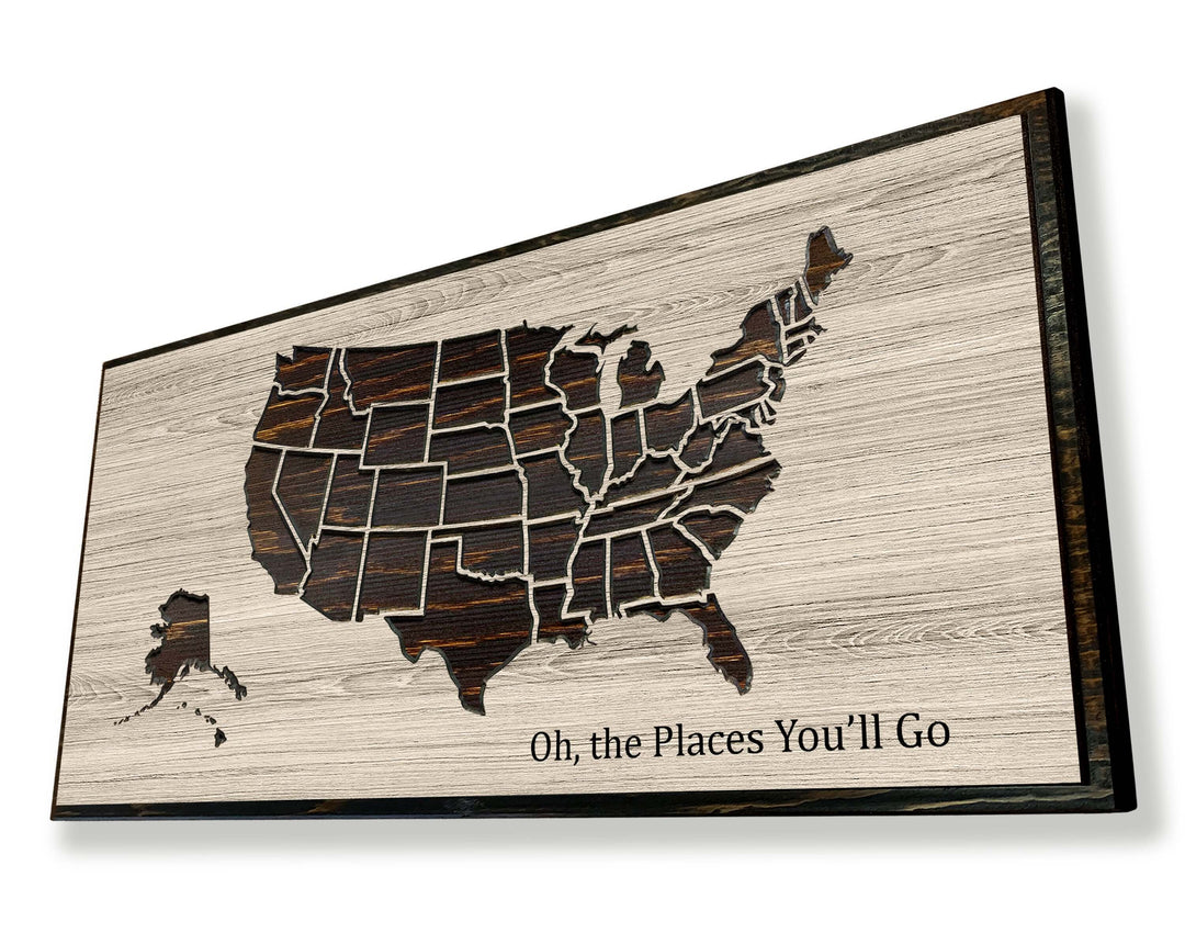 US Push Pin Map Picture