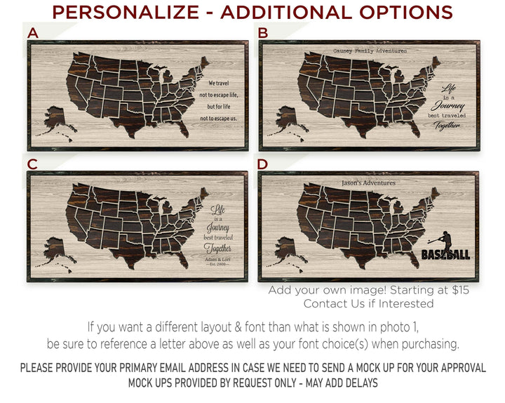 Personalized US Map