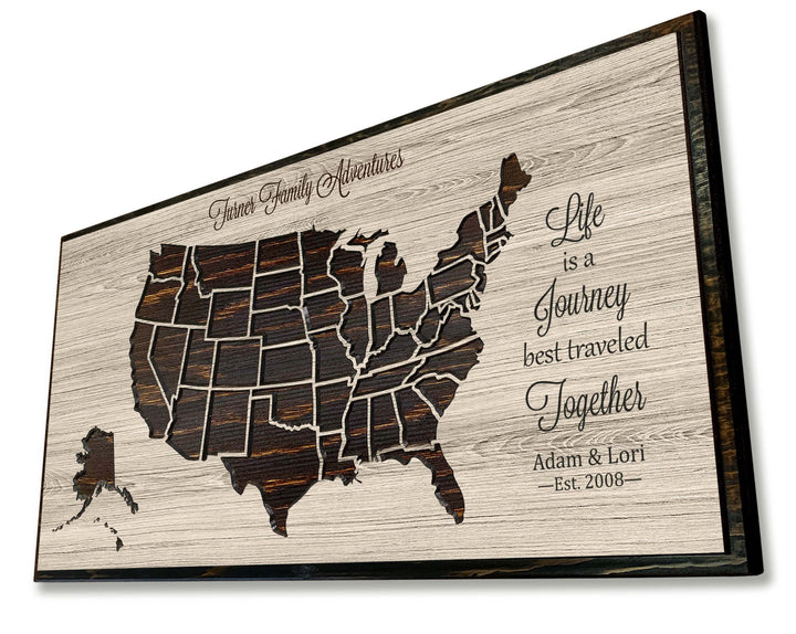 US Map Wall Art