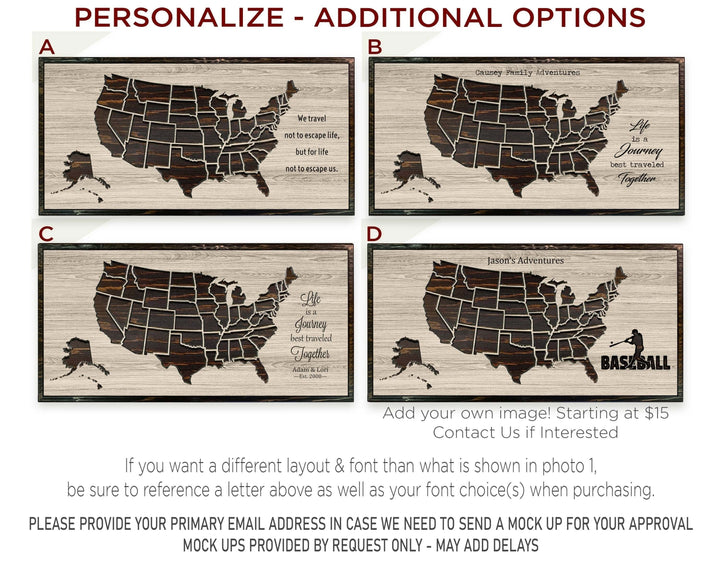 Personalized US Map