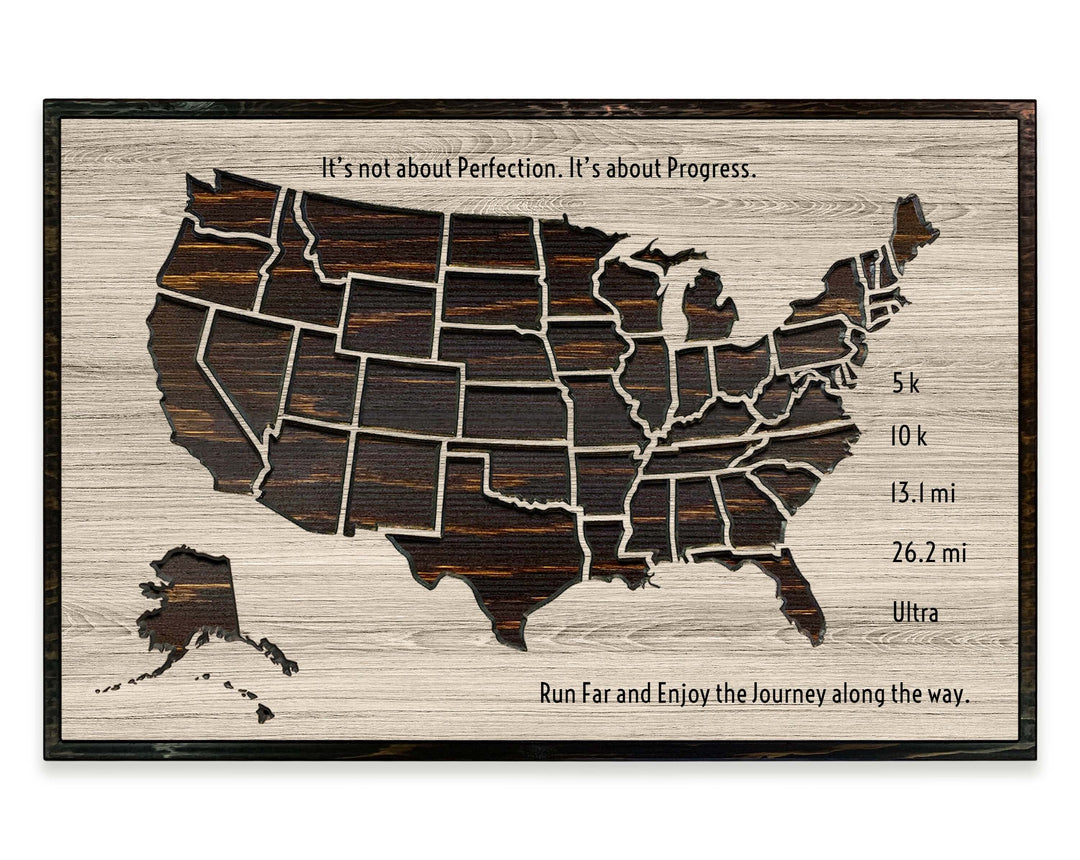 Marathon Map Wall Art