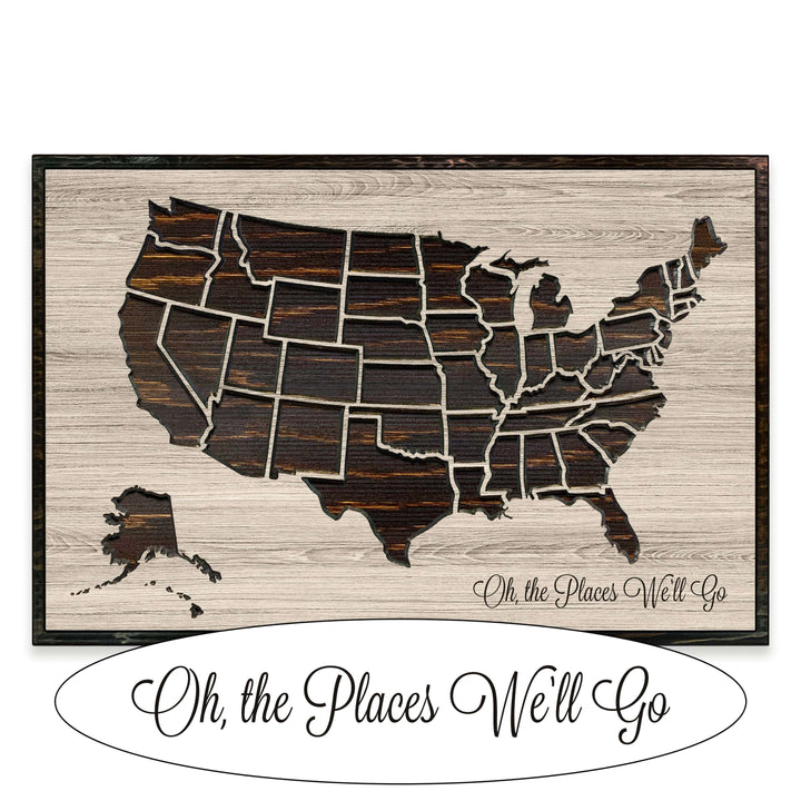 us push pin travel map